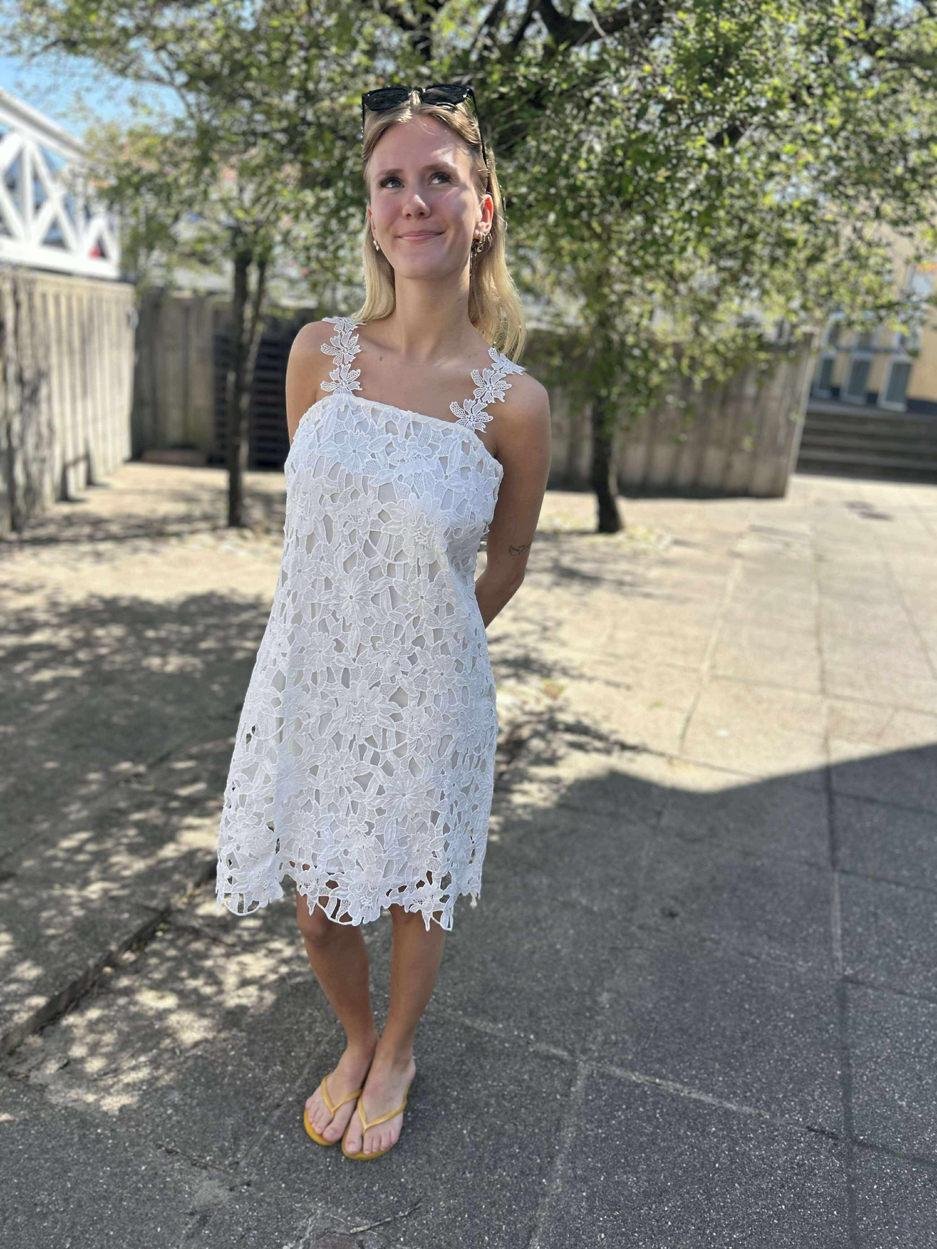 PCMARISA Short Dress - Bright White